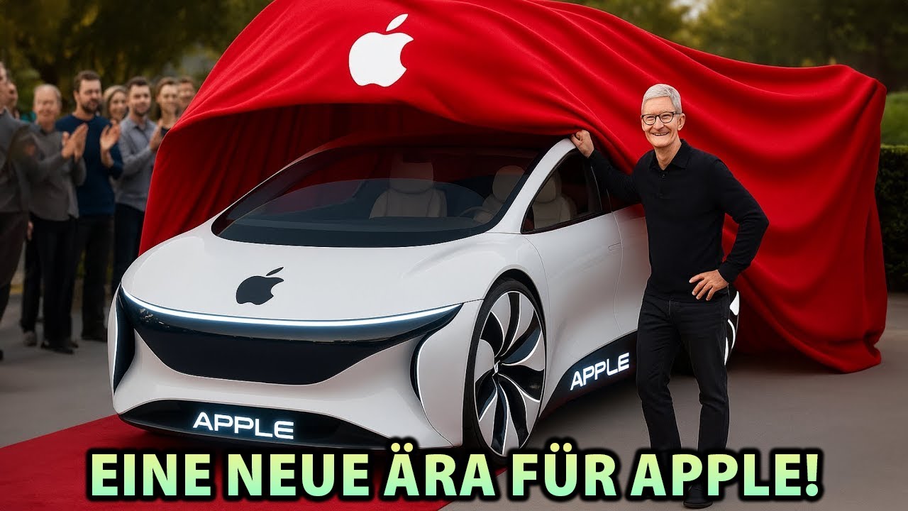 Apple hat soeben das erste Elektroauto für 2026 vorgestellt – das Ende der Tesla-Dominanz!