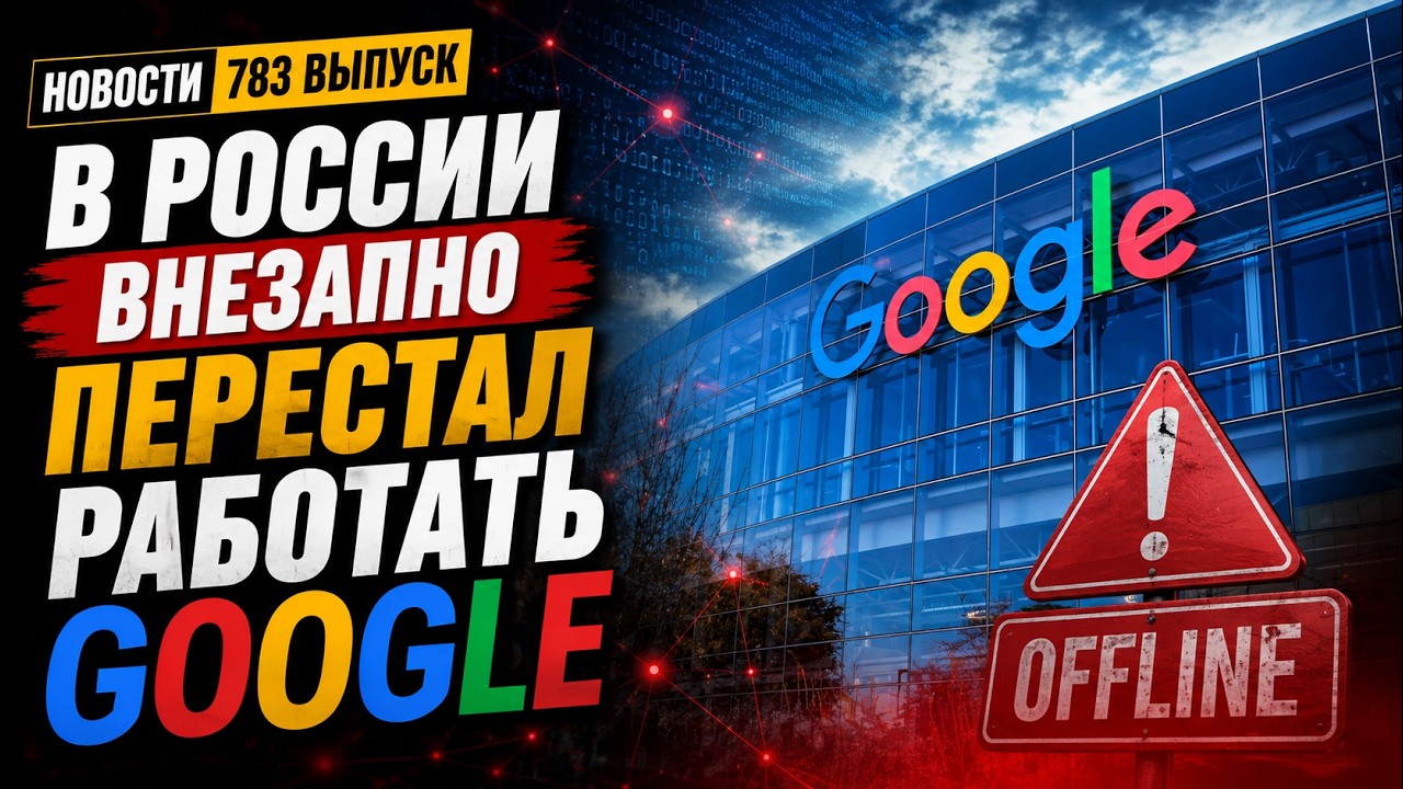 В России перестал работать Google и Gmail. Новости
