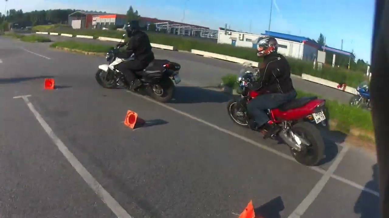 Тренировка мотоджимхана. Мотоботы Север. 16.06.24