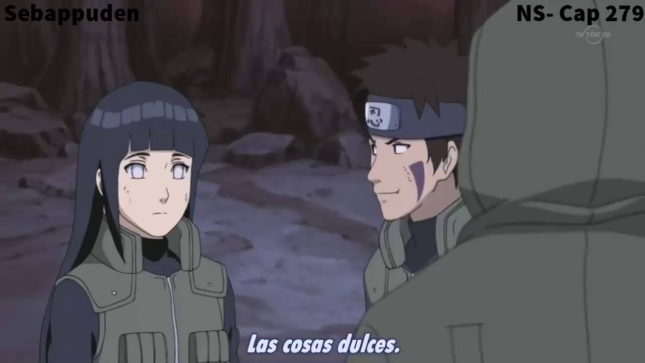 Kiba Bromea a Hinata dici&eacute;ndole que le Gusta Naruto