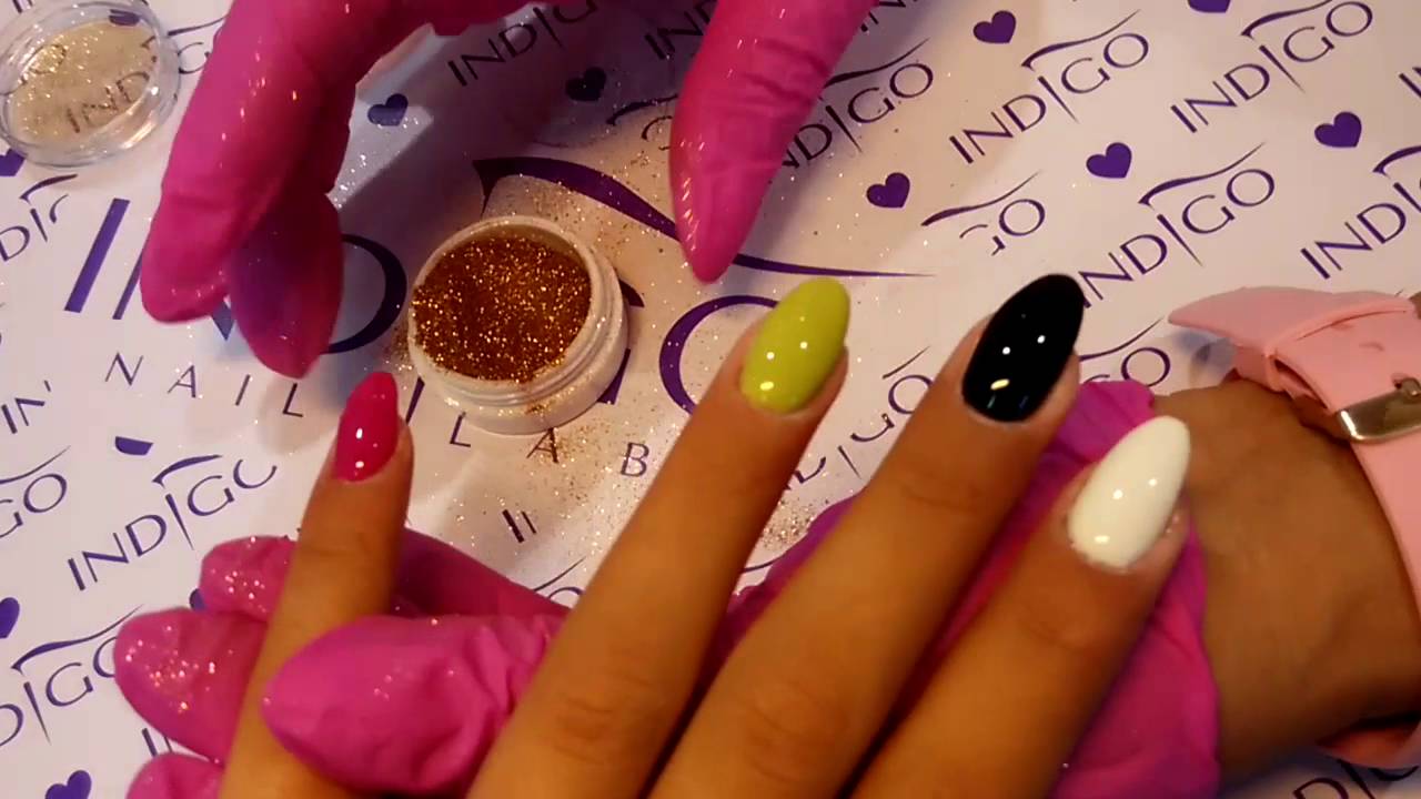 Metal Manix Gold, Silver, Multi Chrome - Indigo Nails Lab - Step by Step