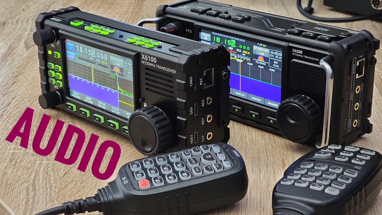 TX Audio Xiegu X6200 vs. X6100 (comparisons)