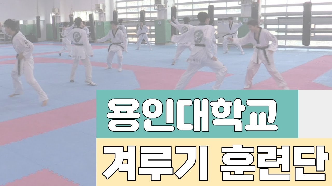 #2 태권도겨루기 기초체력 훈련 (태권도학과 장종오 교수님)/Professor Jang Jong-oh, Department of Taekwondo, Yongin University