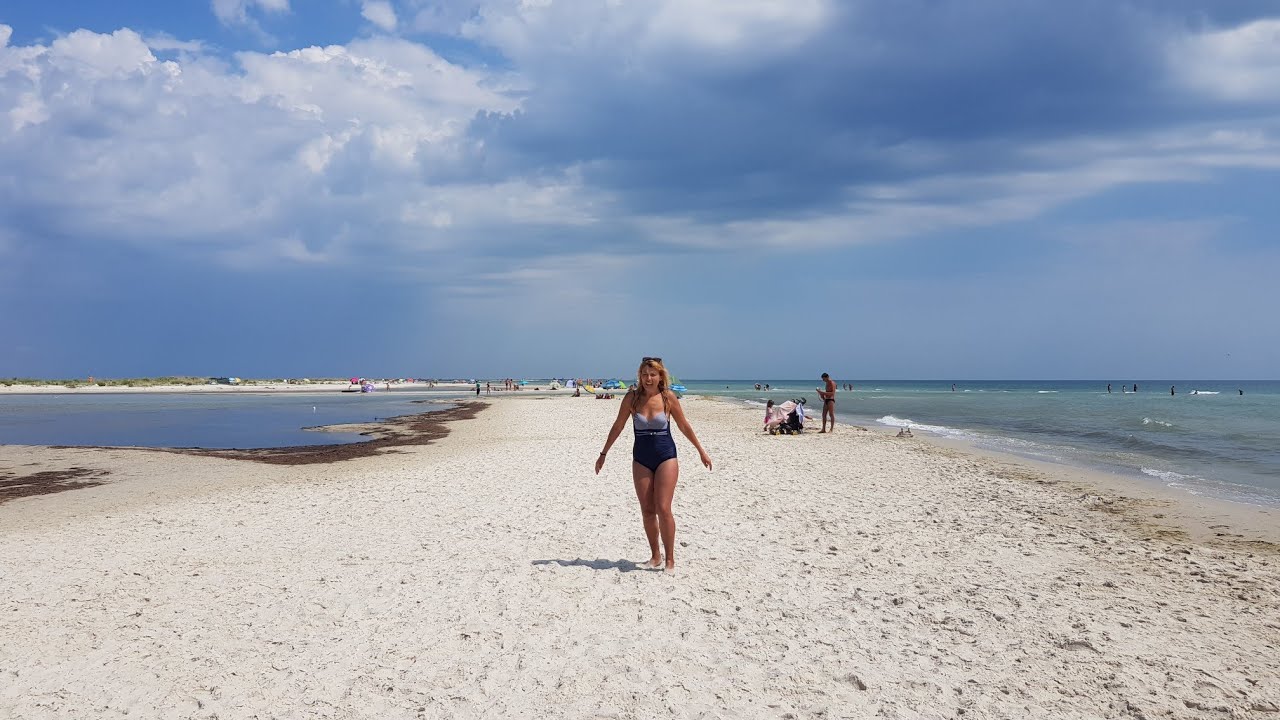 Переход на остров Джарылгач с Лазурного . 31.07.2020
