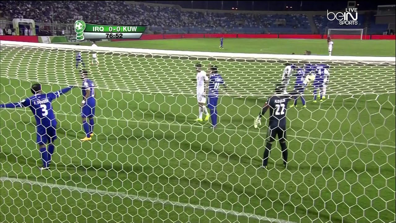 الكويت vs العراق خليجي 22 الشوط الثاني