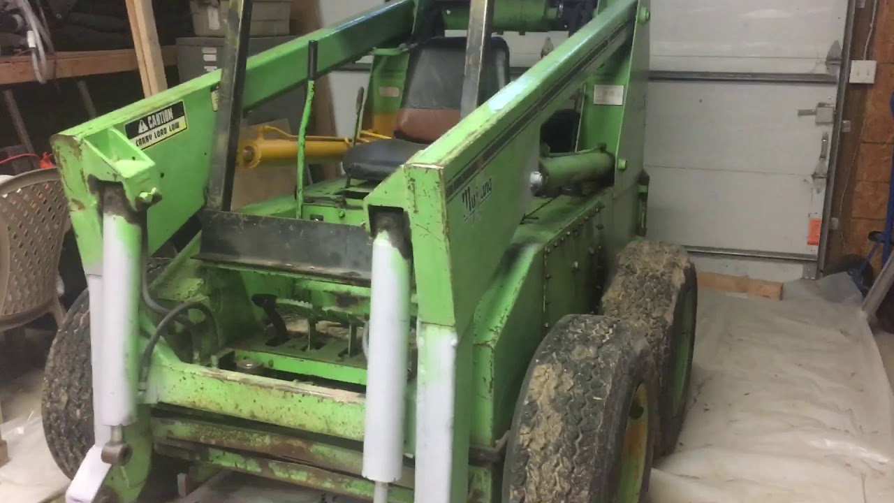 (Part 1) Old OMC skid steer universal quick attach conversion