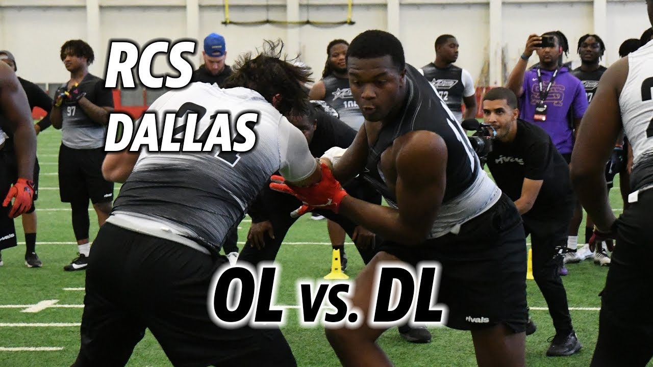 Rivals Camp Series Dallas: OL vs. DL part two
