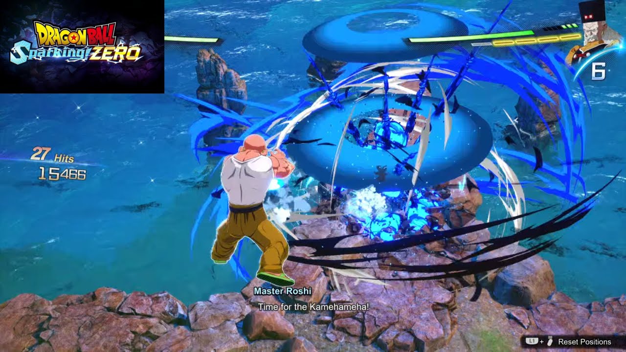 Roshi Max Power 16000 Dmg Combo#sparkingzero #tutorial #comboguide #mustwatch #highdamage #dbz 