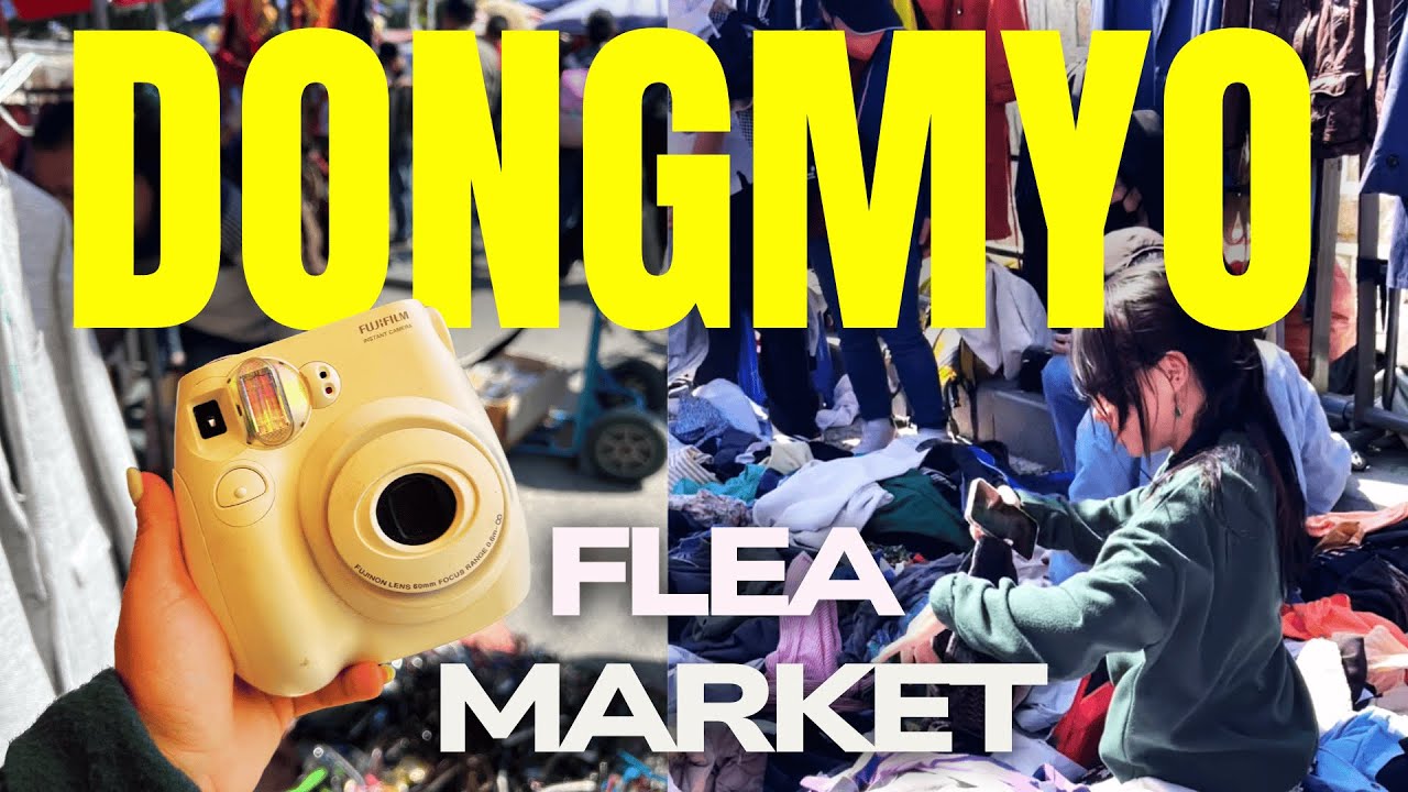 Discovering the Heartbeat of Korean Street Culture at Dongmyo Flea Market!