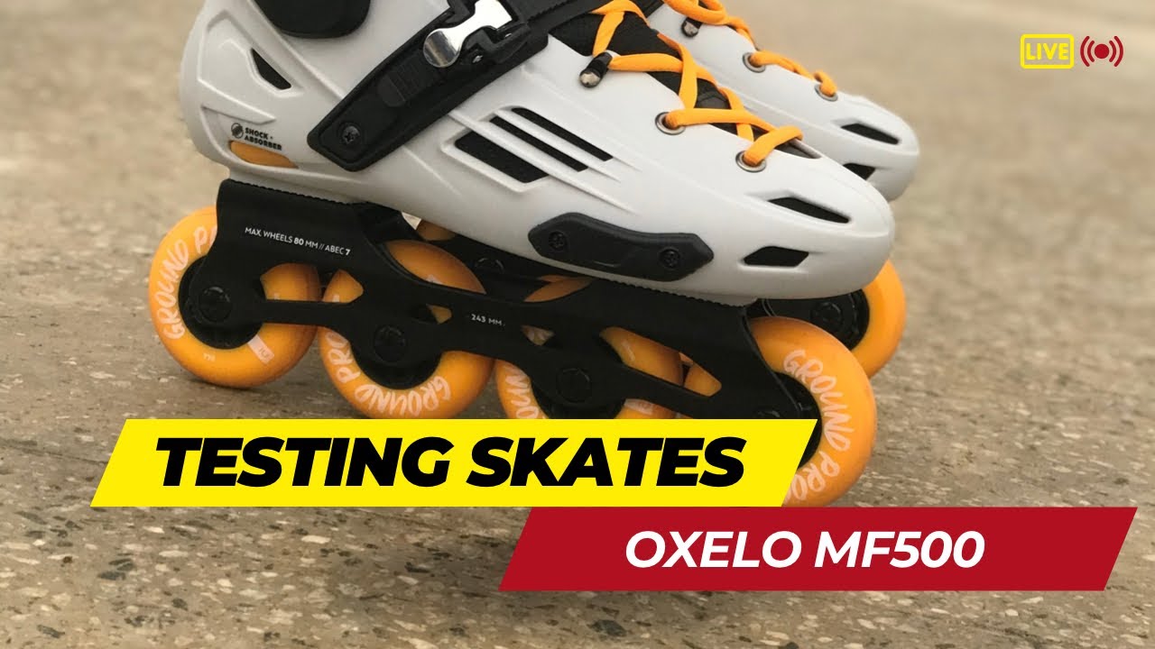 NEW SKATES DAY! Testing the Oxelo MF500 Inline Skates