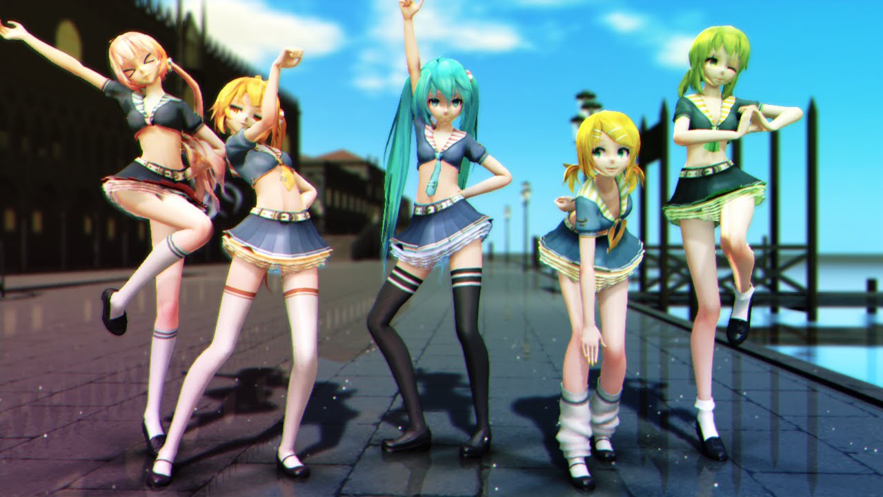 [MMD] Sentai Slender Legs