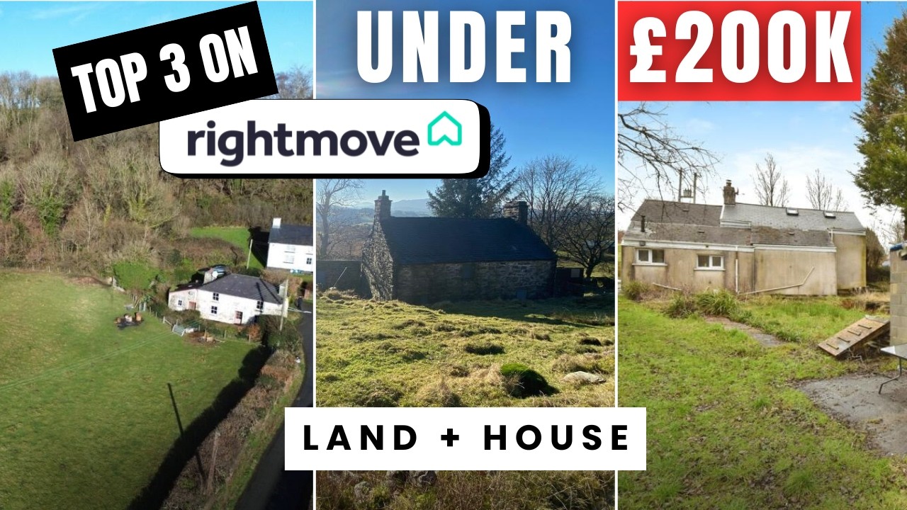 Top 3 Smallholdings Under &pound;200K on Rightmove (And They All Have Houses)