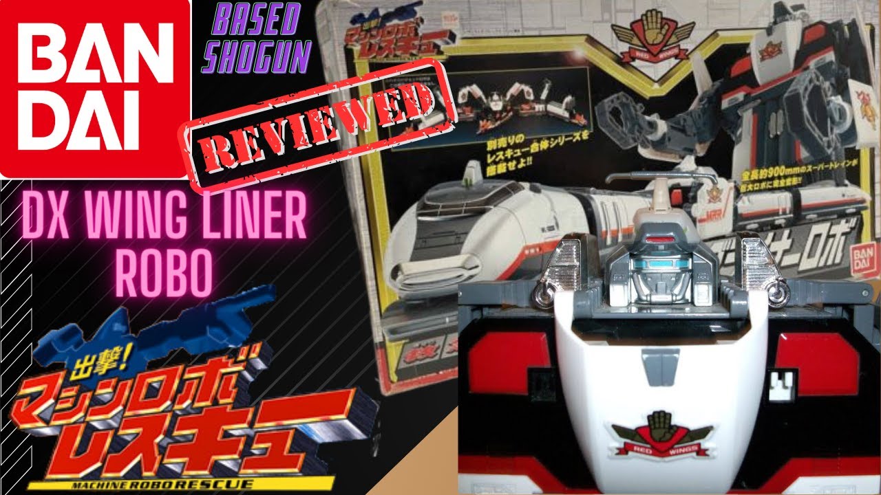 Machine Robo Rescue DX WING LINER ROBO - Bandai Retro Review
