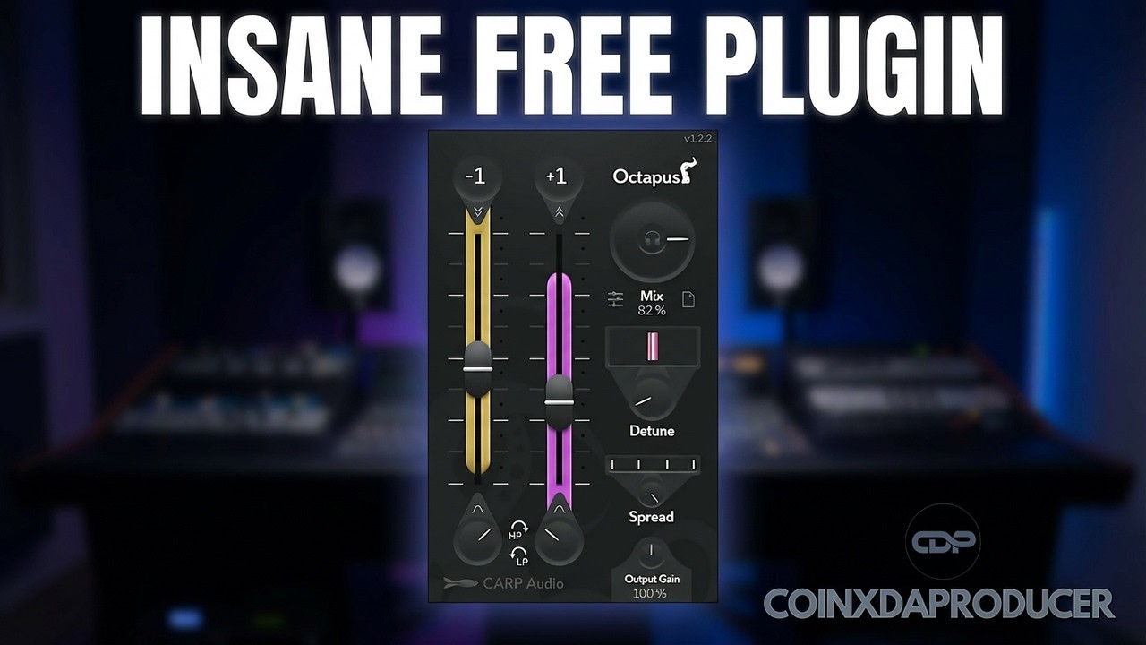 Бесплатный плагин: Octapus от CARP Audio — добавьте глубины и характера любому звуку (предложение...