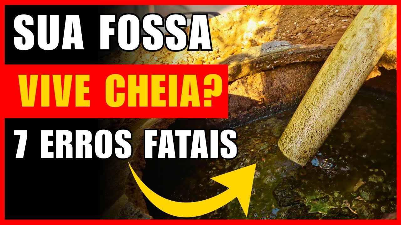 Você Sabe POR QUE Sua Fossa Enche Rápido Demais? Descubra!