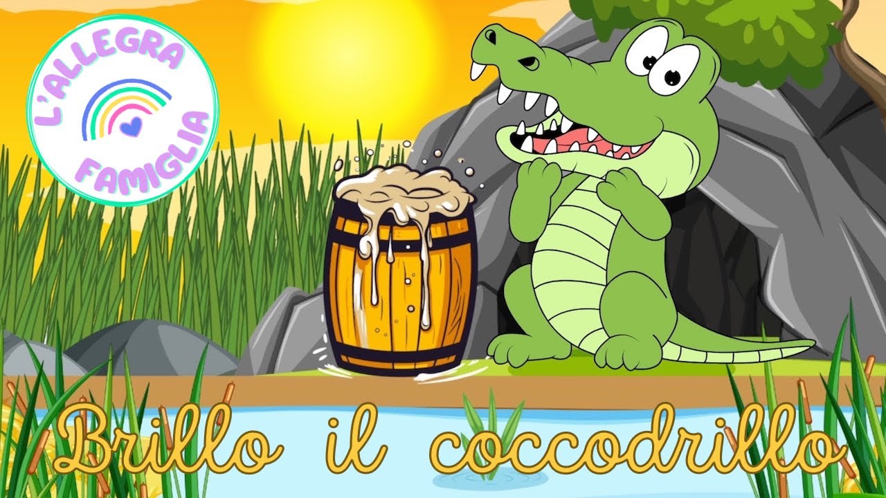 L'Allegra Famiglia - BRILLO IL COCCODRILLO 🐊