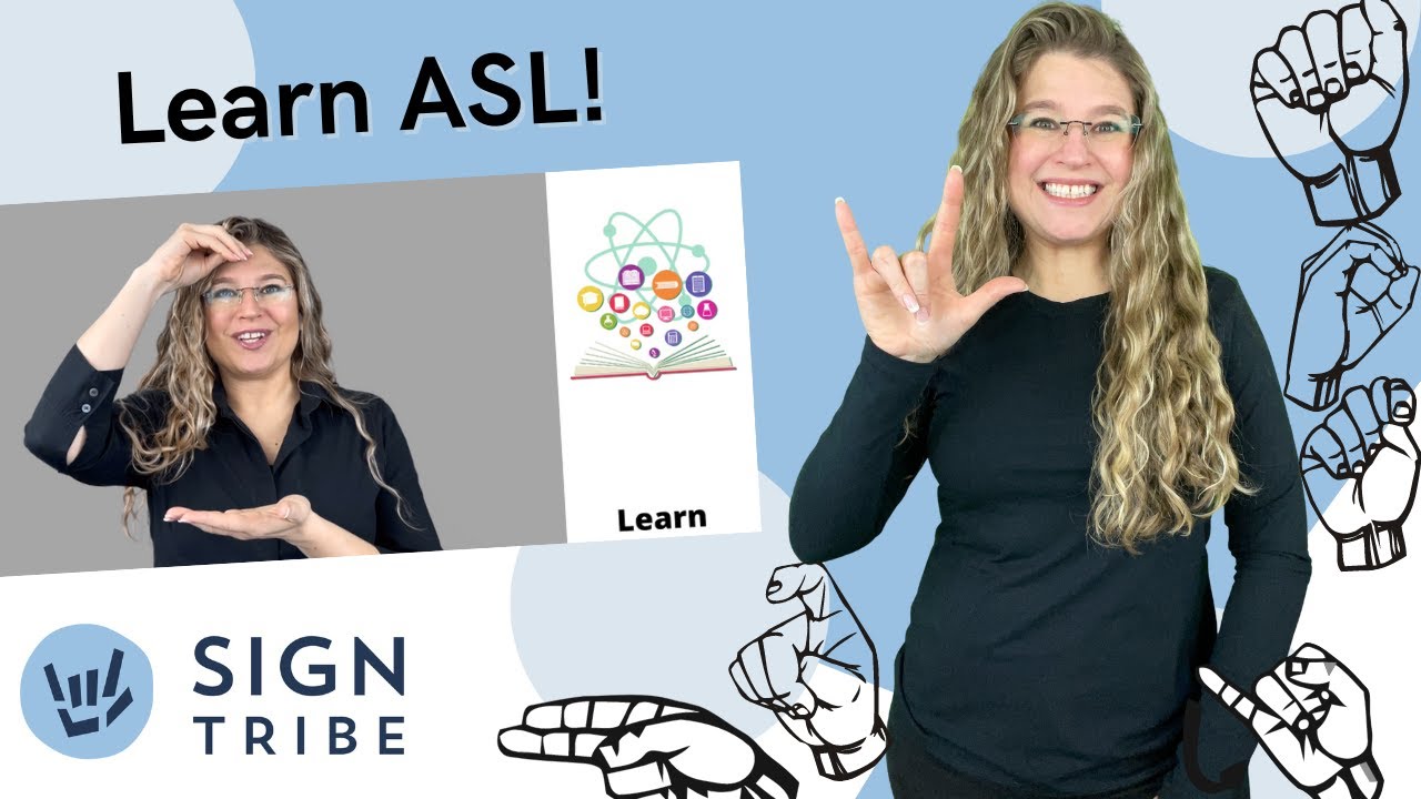 Learn ASL +Take ASL Courses Online + Learn ASL FAST! // American Sign Language // @signtribe Academy