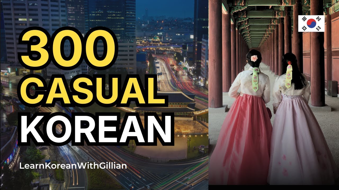 1 Hour Real Korean Conversation 🎧 Listening and Speaking Practice 🇰🇷