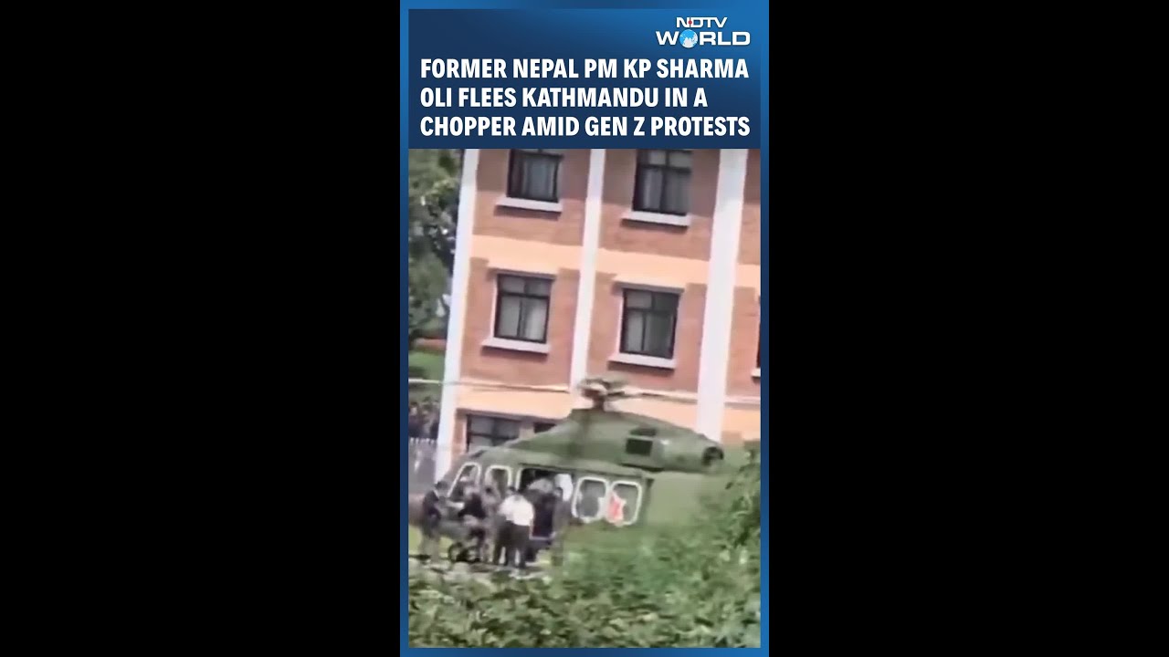 Former Nepal PM KP Sharma Oli Flees Kathmandu In A Chopper Amid Gen Z Protests