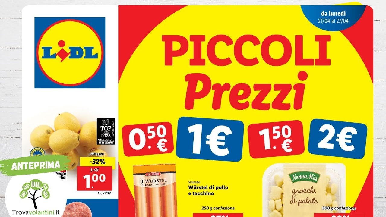 VOLANTINO LIDL dal 21 al 27 aprile 2025 #anteprima