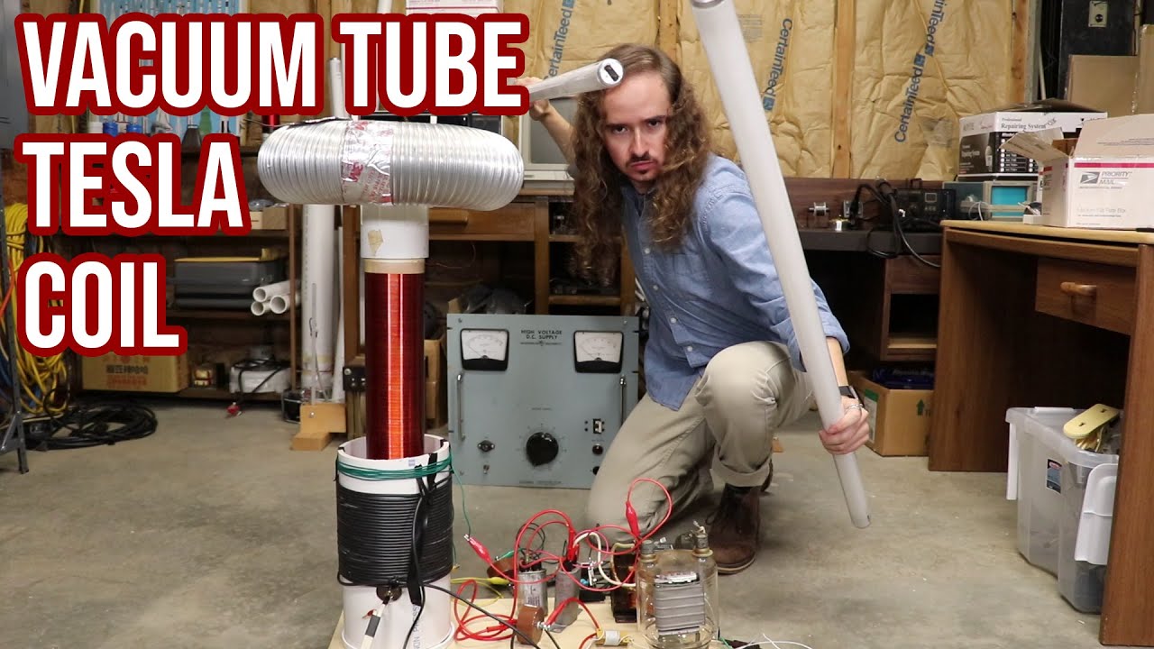 833A Vacuum Tube Tesla Coil (VTTC)