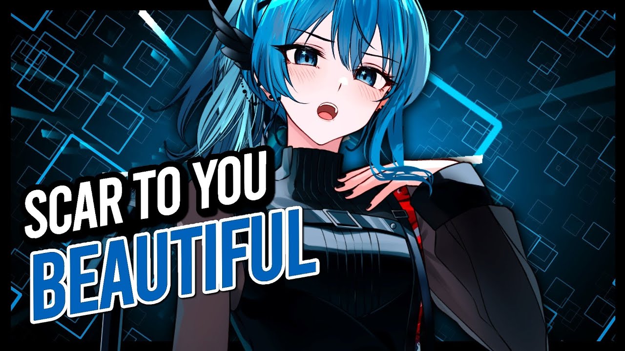 Nightcore - Scars to Your Beautiful (Rock Version )( Lyrics )