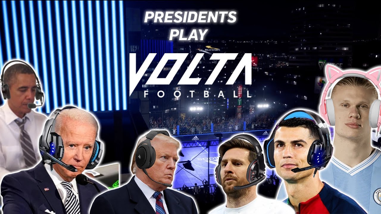Президенты США играют в FIFA 23 Volta с Месси, Роналду и Холандом