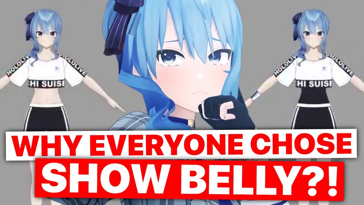 Suisei Wonders Why Everyone Else Chose Belly-baring Dance Outfit (Suisei /Hololive) [Eng Subs]