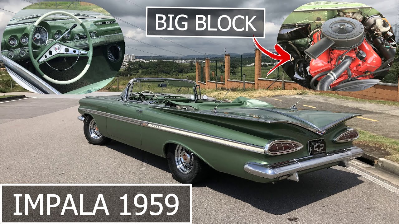 IMPALA 1959 (BIG BLOCK, SEGUNDO DONO) | Garagem do Bellote TV