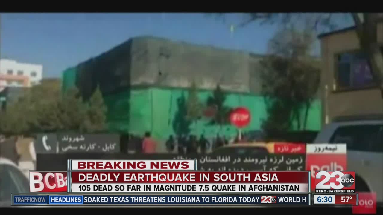 South Asia earthquake