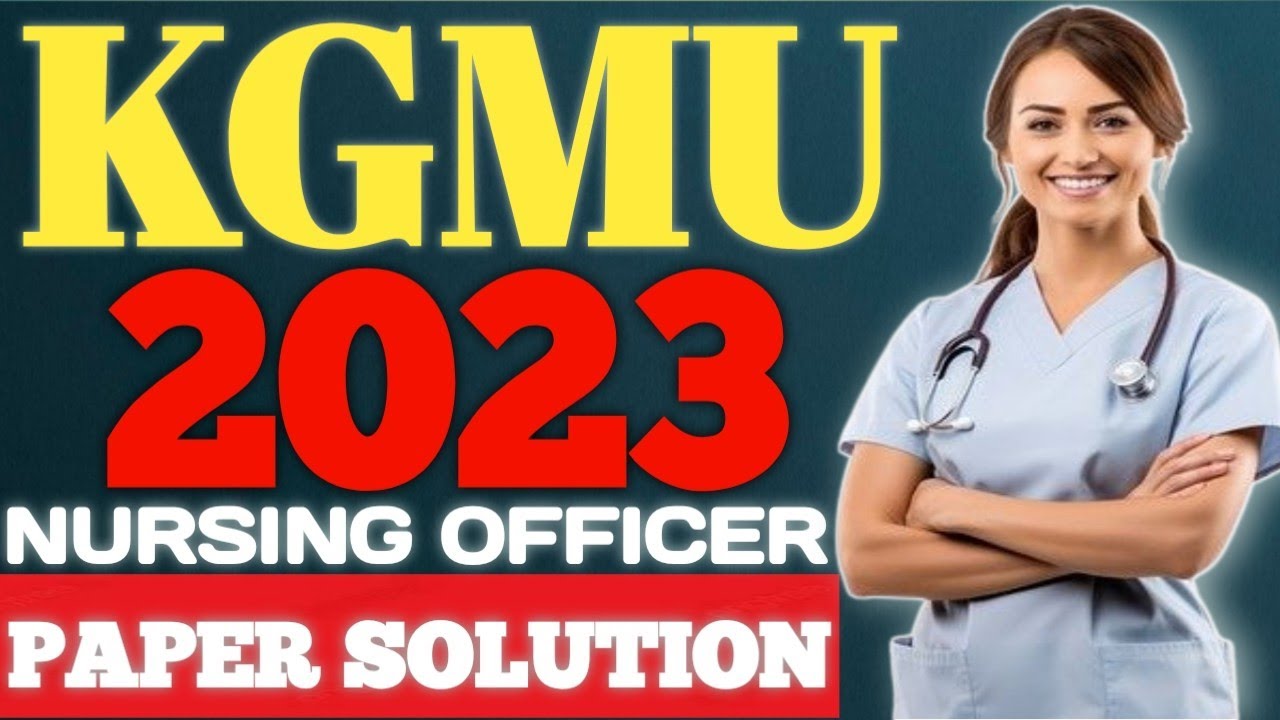 KGMU  nursing officer previous year question paper 2023 || KGMU previous year paper 2023...✅✅🎯