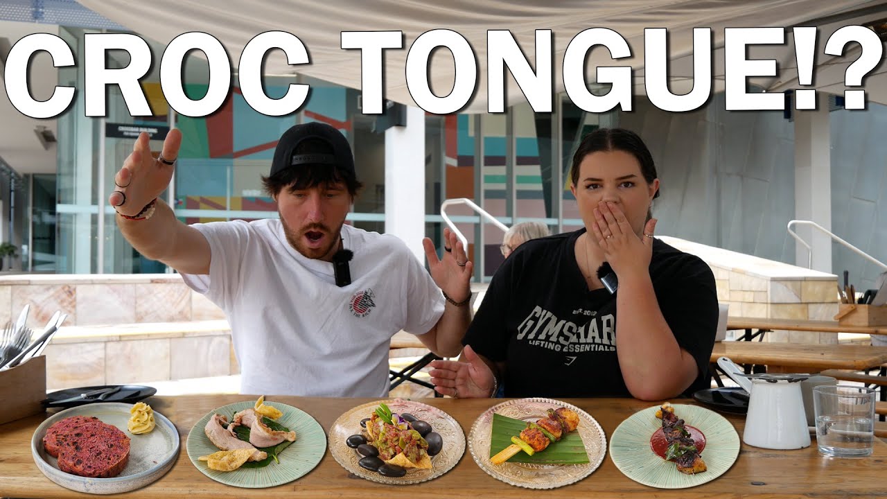 We Ate Indigenous Food Of Australia! | Crocodile Tongue | Raw Kangaroo | Emu Heart!? Melbourne