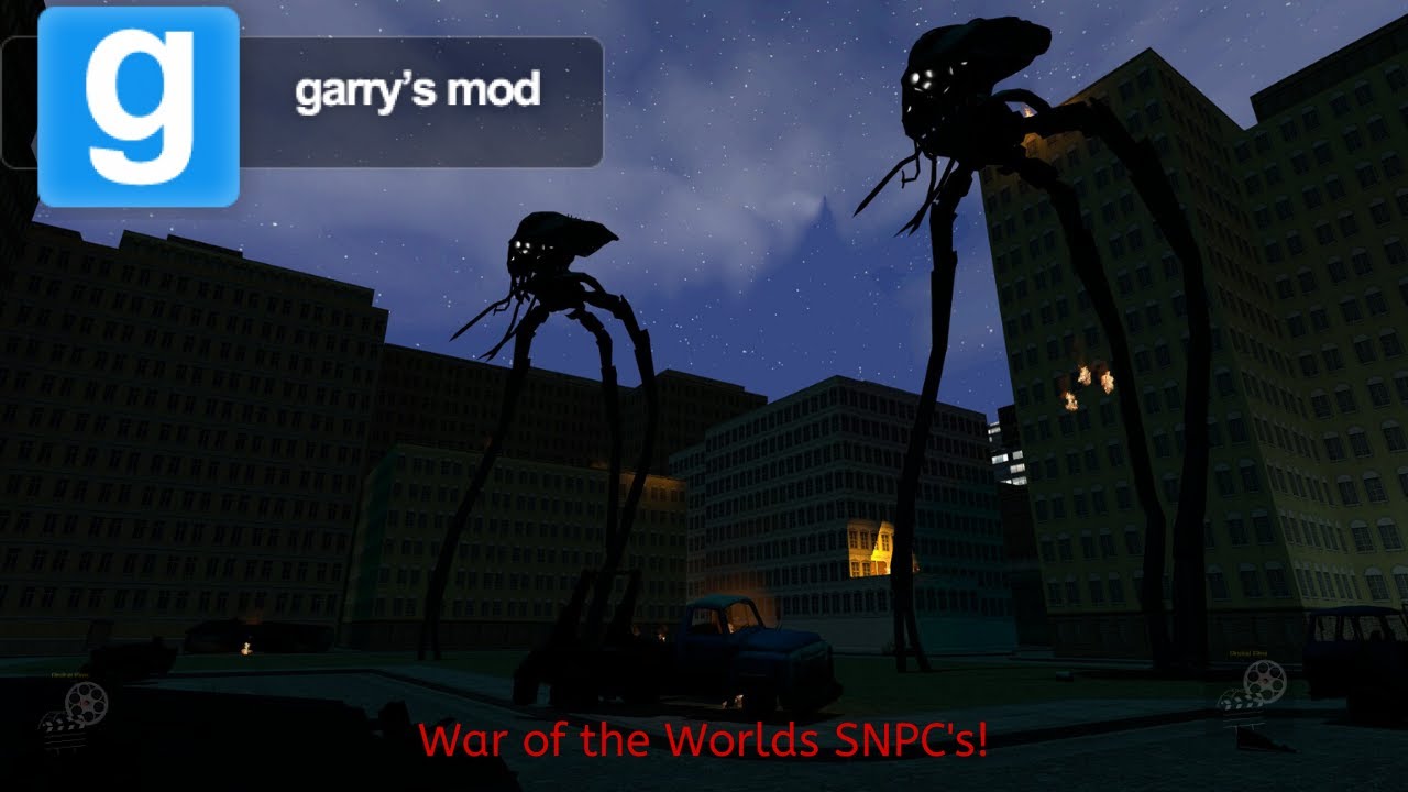 Gmod Mod Reviews: War of the Worlds Tripod SNPC's UPDATE!