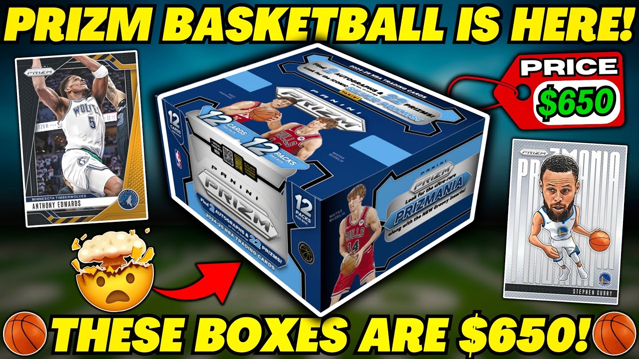 *$650 A BOX FOR... THIS?!🤔 2024 PRIZM BASKETBALL HOBBY BOX REVIEW!🏀