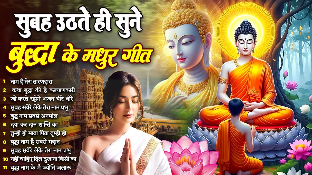 ☸️ नसीब वाले ही सुनते हैं भगवान बुद्ध के ऐसे चमत्कारी मंगल गीत ~ Best Buddha Bhajan #buddha