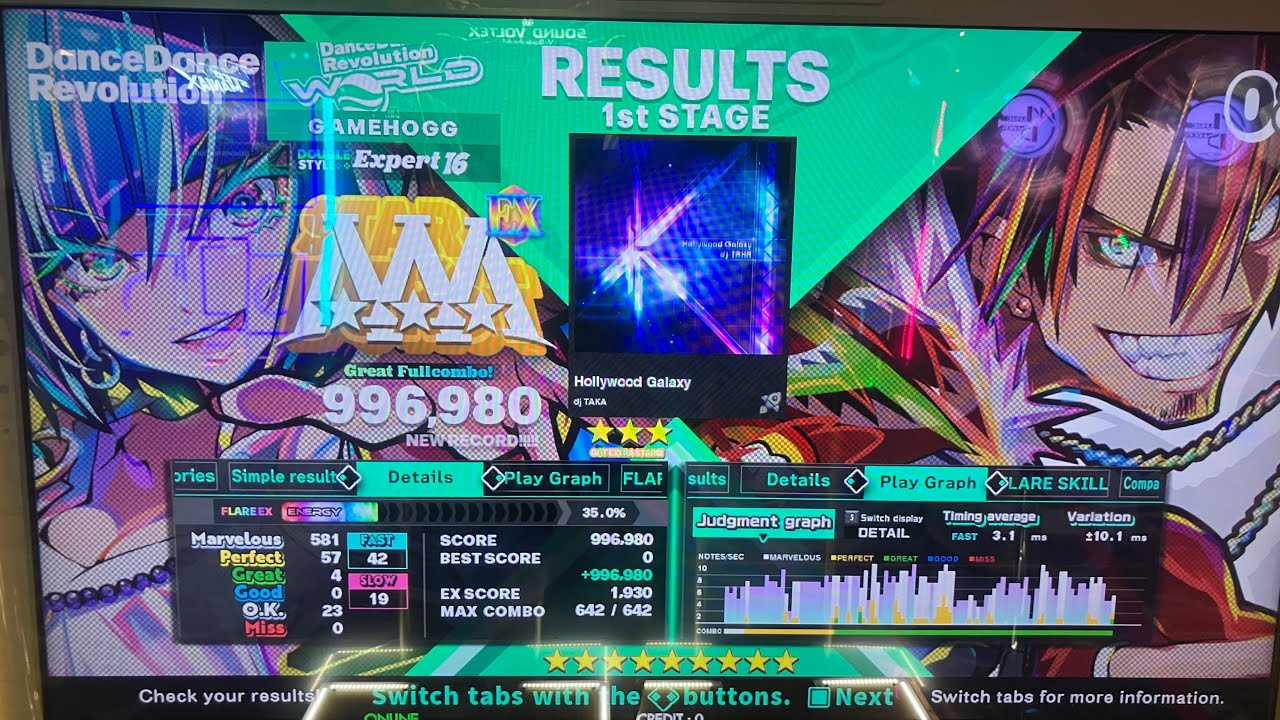 DDR World Hollywood Galaxy EDP 996k