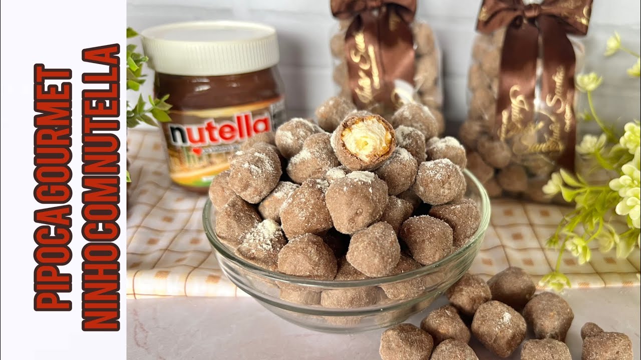 PIPOCA PROFISSIONAL DE NINHO COM NUTELLA