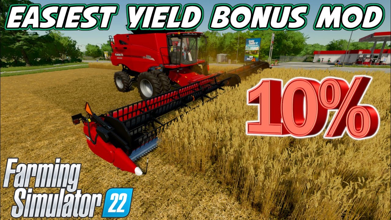 How To Get 10% Yield Bonus With Any Combine | Farming Simulator 22