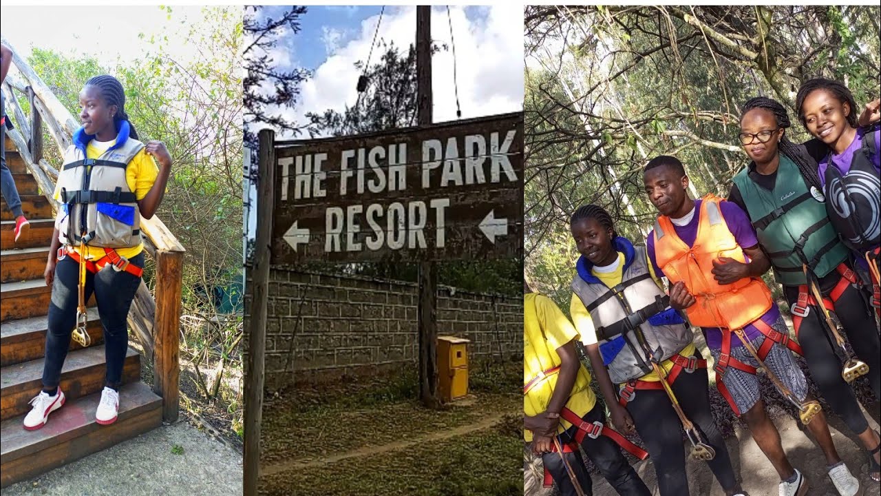 FISH PARK RESORT NAKURU/ Zip lining / Watermanship/ Team building.