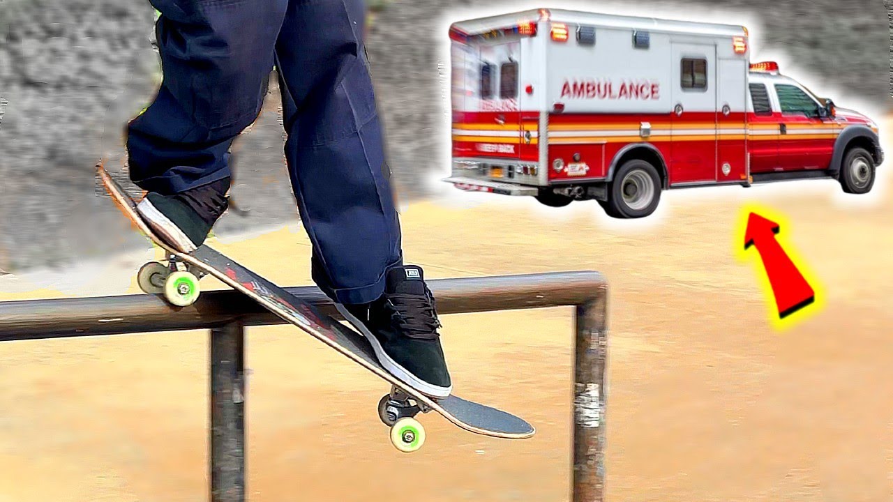 Handrail Game of SKATE Goes Horribly Wrong