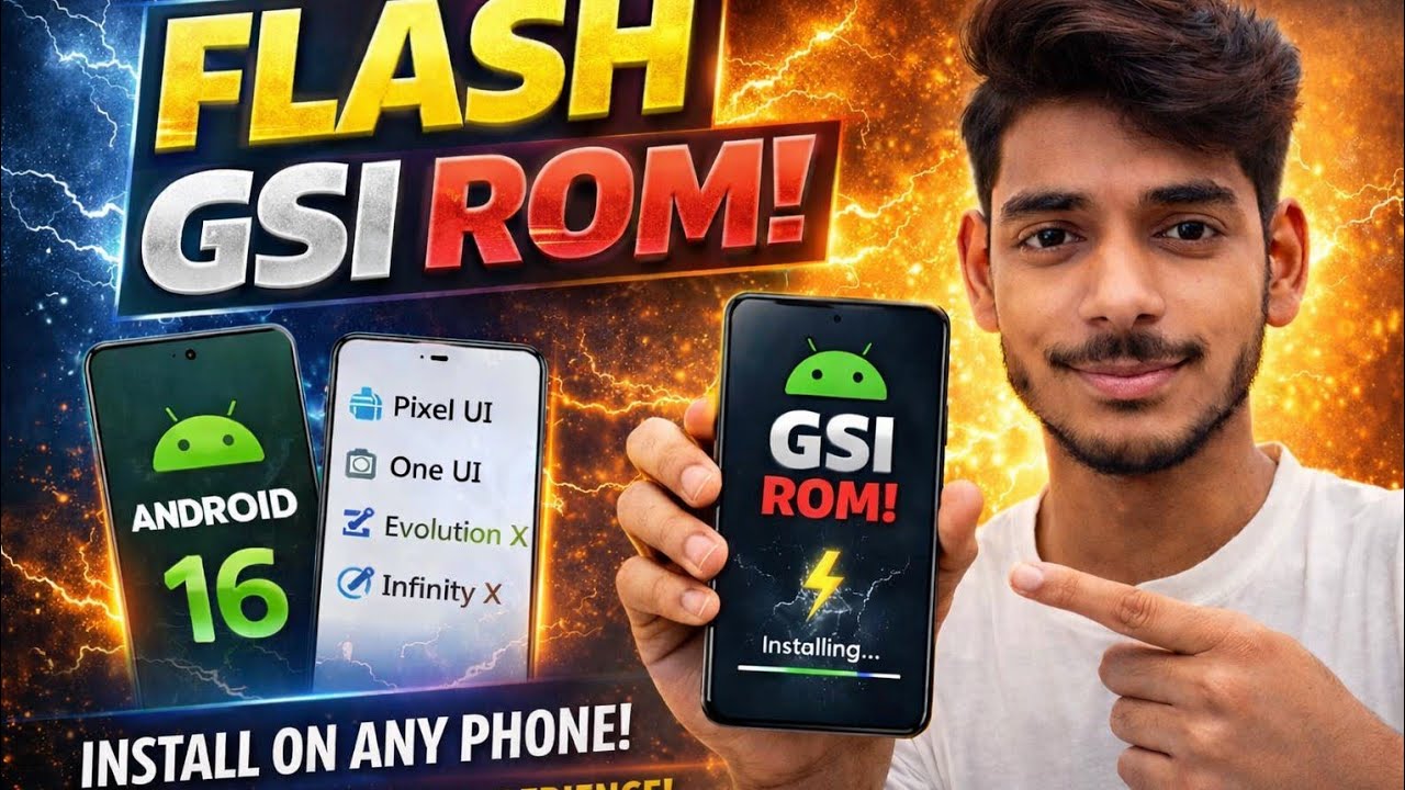 Install GSI ROM on Any Android Phone&nbsp; |&nbsp; Flash GSI ROM Dynamic Partition Devices