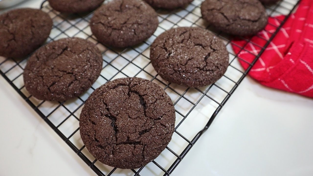 Chocolate Sugar Cookies | Soft Dutch Cocoa Cookies Recipe