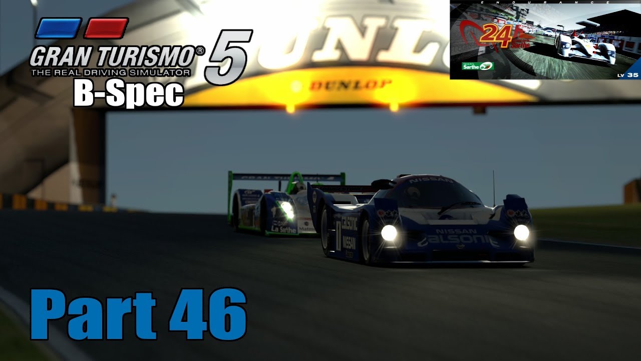 Let's Play Gran Turismo 5 [B-Spec]: 24 Hours of Le Mans [Hrs 13-18] (Part 46)