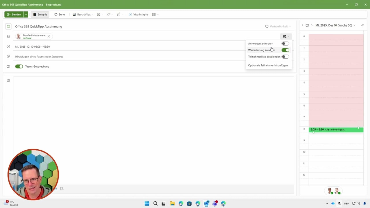 Episode 299 - Neuer Outlook Client: Termineinladungen & Serienplanung – Alle Änderungen erklärt