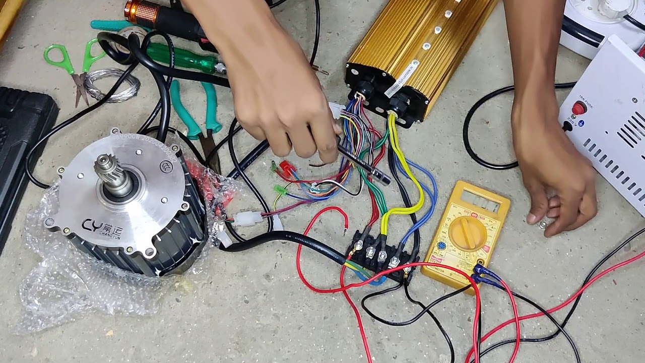 Erickshaw Controller Motor Proper Connection and Supply With Charger
