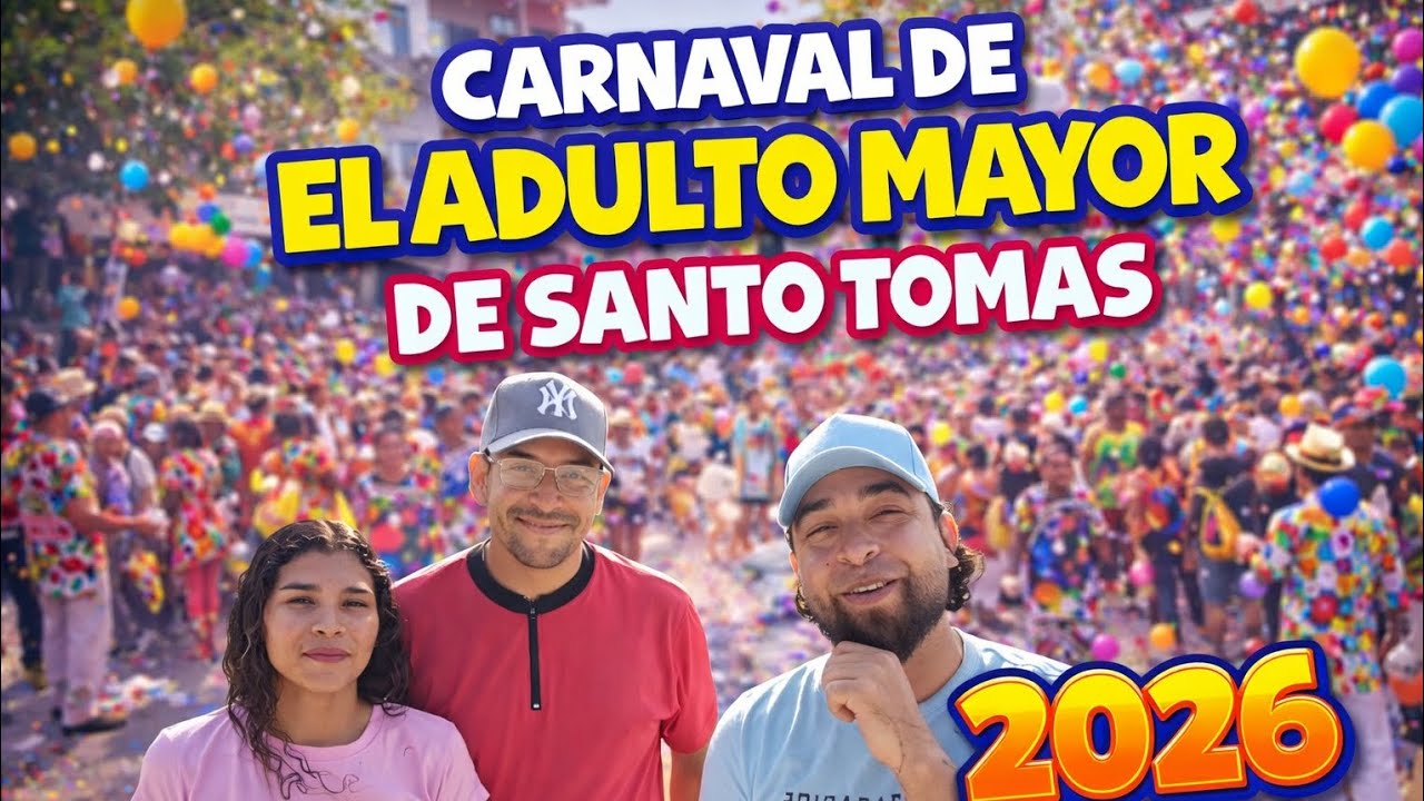 Carnaval de el adulto mayor en Santo tomas 