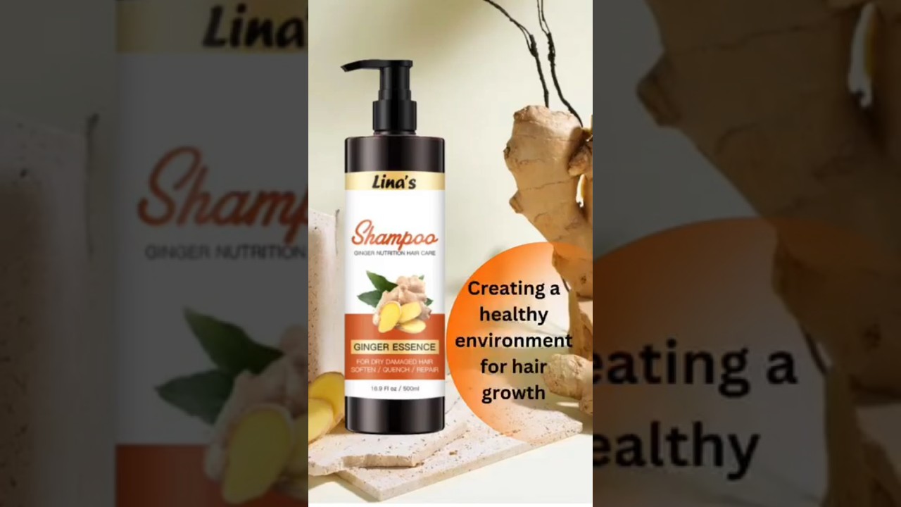 Ginger Shampoo. The Secret to Stronger, Healthier Hair: Ginger Power.