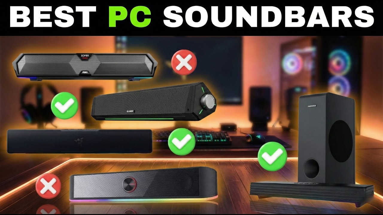 ✅ 7 Best Soundbars for PC [2026] 🔊 Budget & Gaming Picks - The Only 7 You Should Consider Today