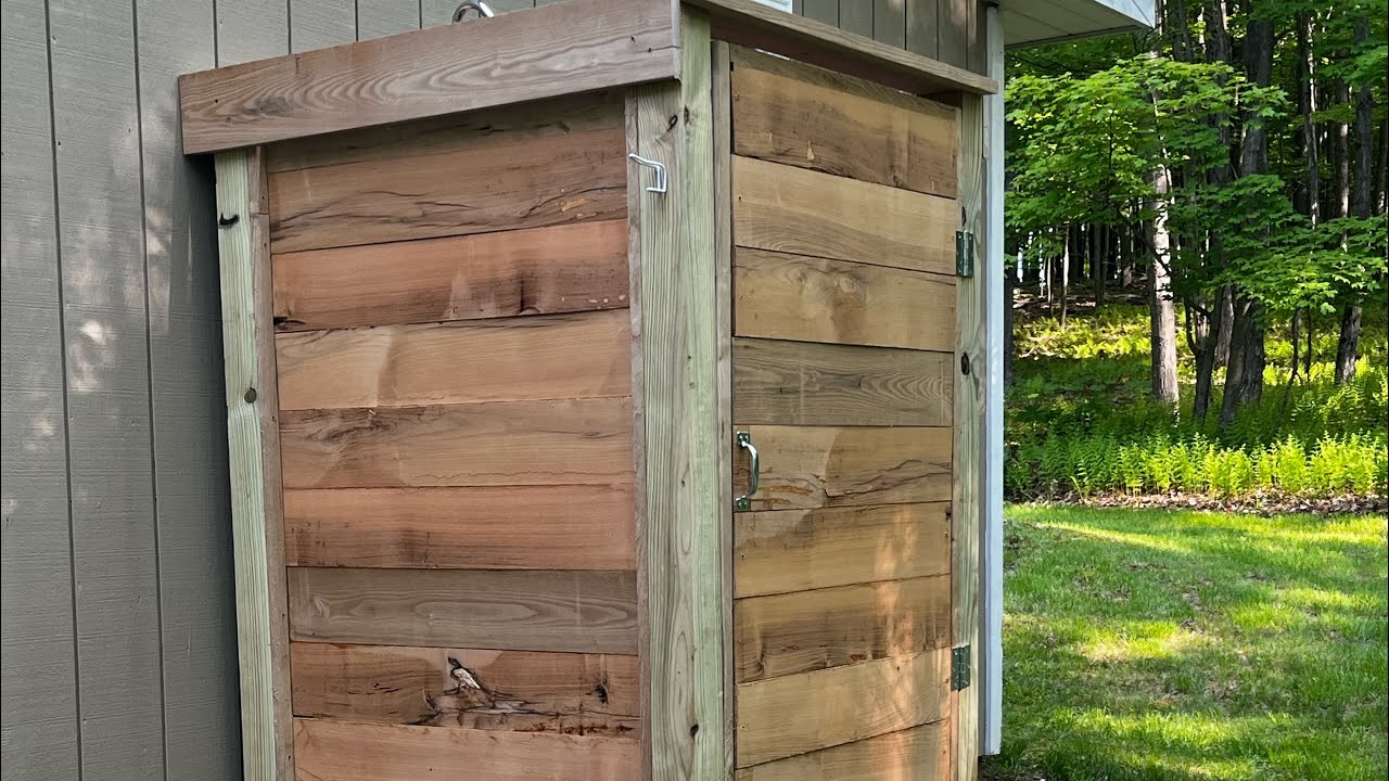Building an Outdoor Shower