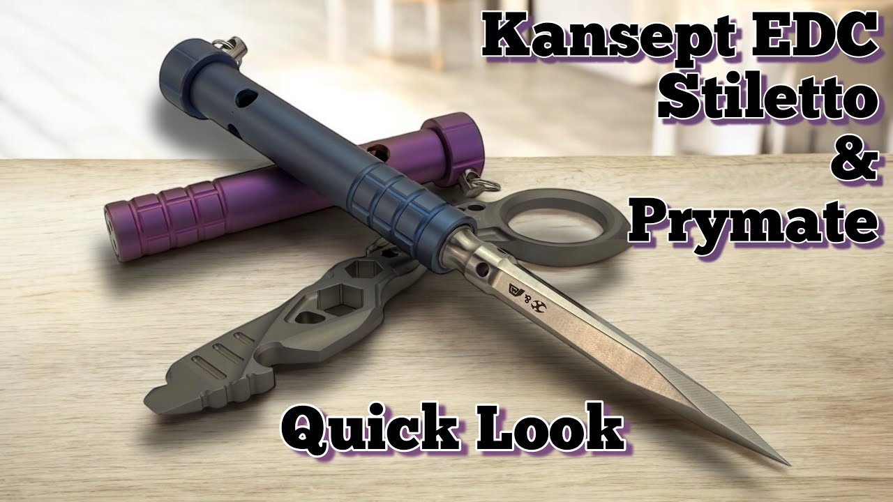 Kansept EDC Stiletto & Prymate tools